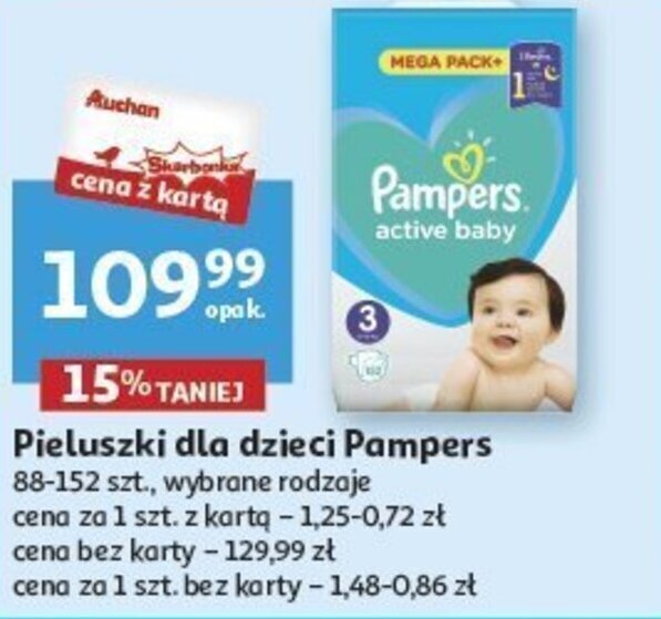 pieluchy pampers premium care 1 tesco