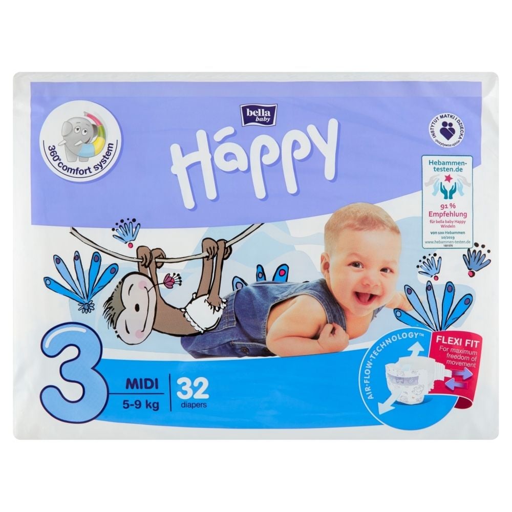 pampers active baby-dry pieluchy 3 midi 42szt