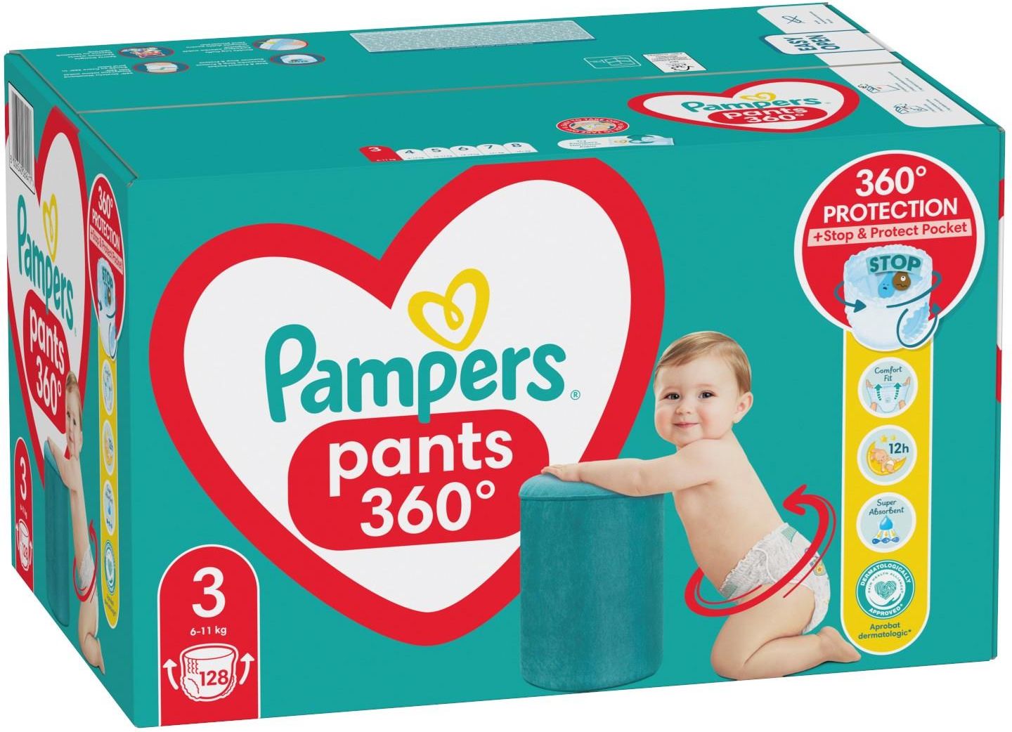 chusteczki pampers 6x64 kaufland