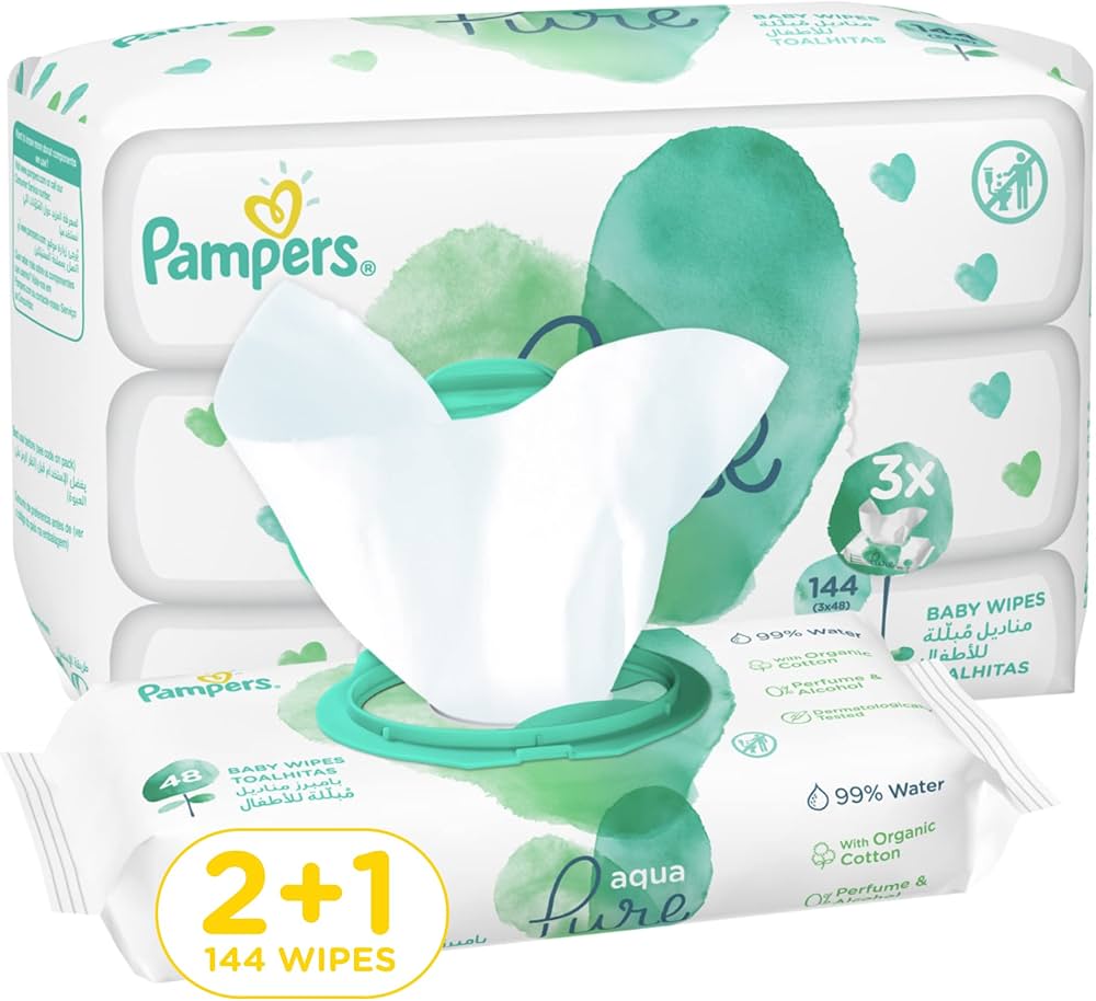 chusteczki pampers sensitive 4x56