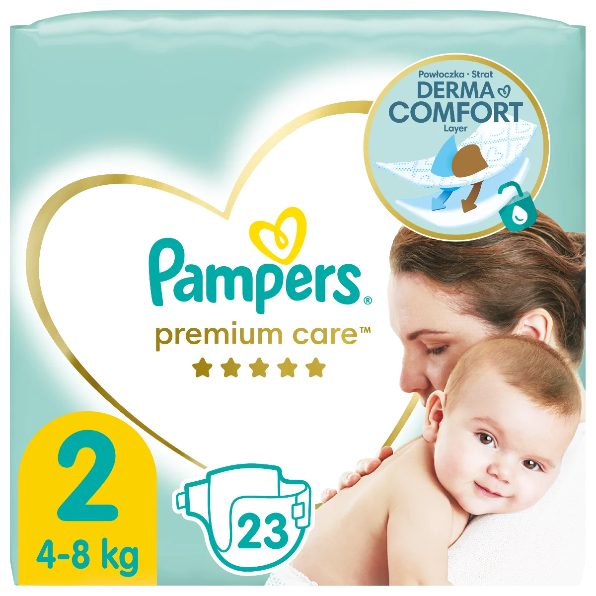 pampers premium care new born 78 ceneo