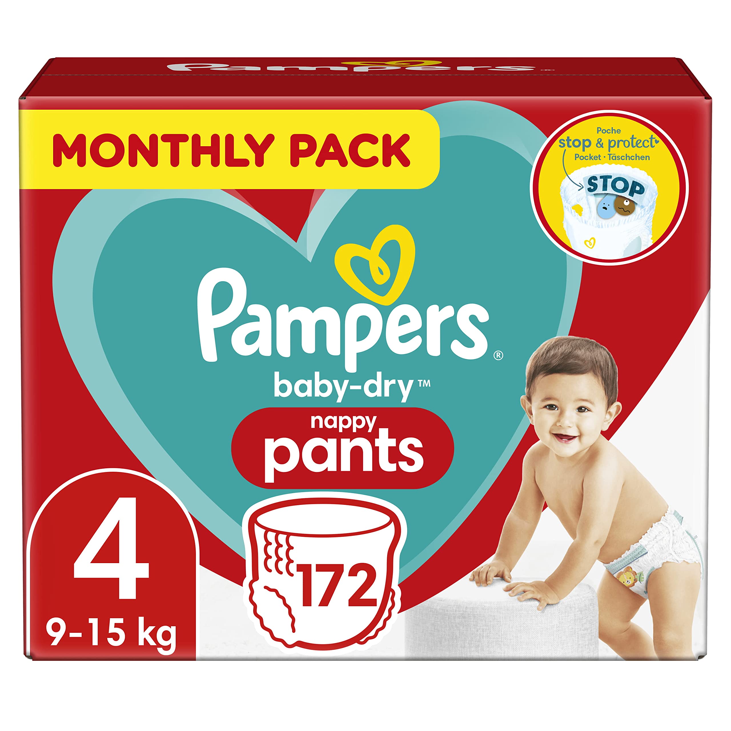 naklejka w pamper pants z tyłu