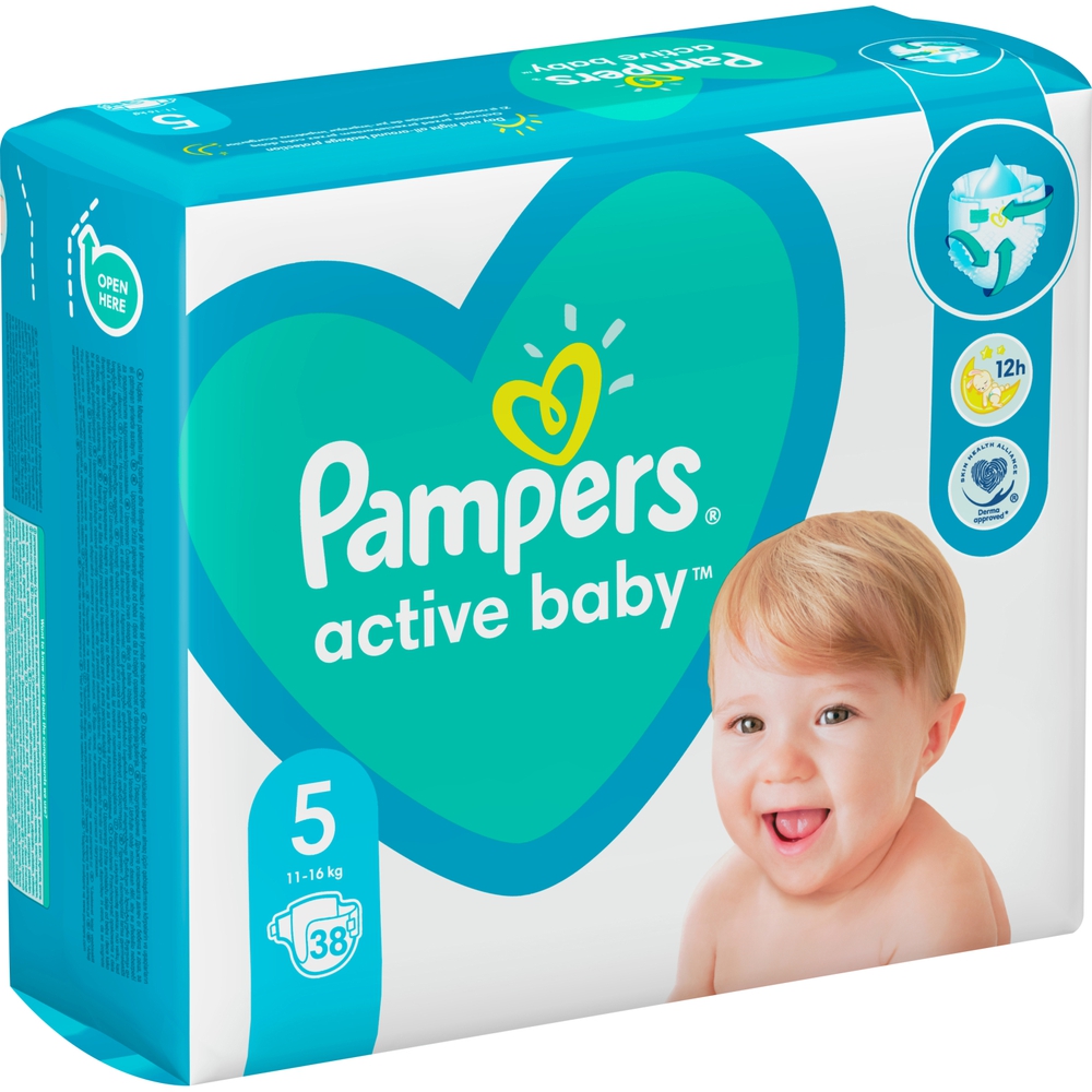 pampers active baby-dry 3 midi 74szt