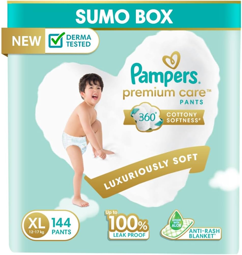 pampers active baby 4 maxi mega box 132