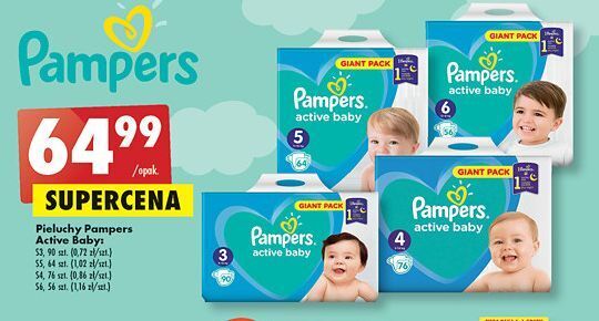 pieluchy pampers 1 ceny