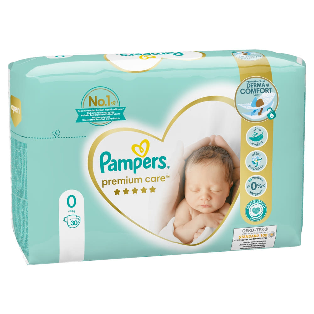 pampers 1 premium care czy new baby dry