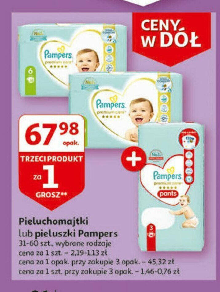 pampers premium care 2 ile czasu