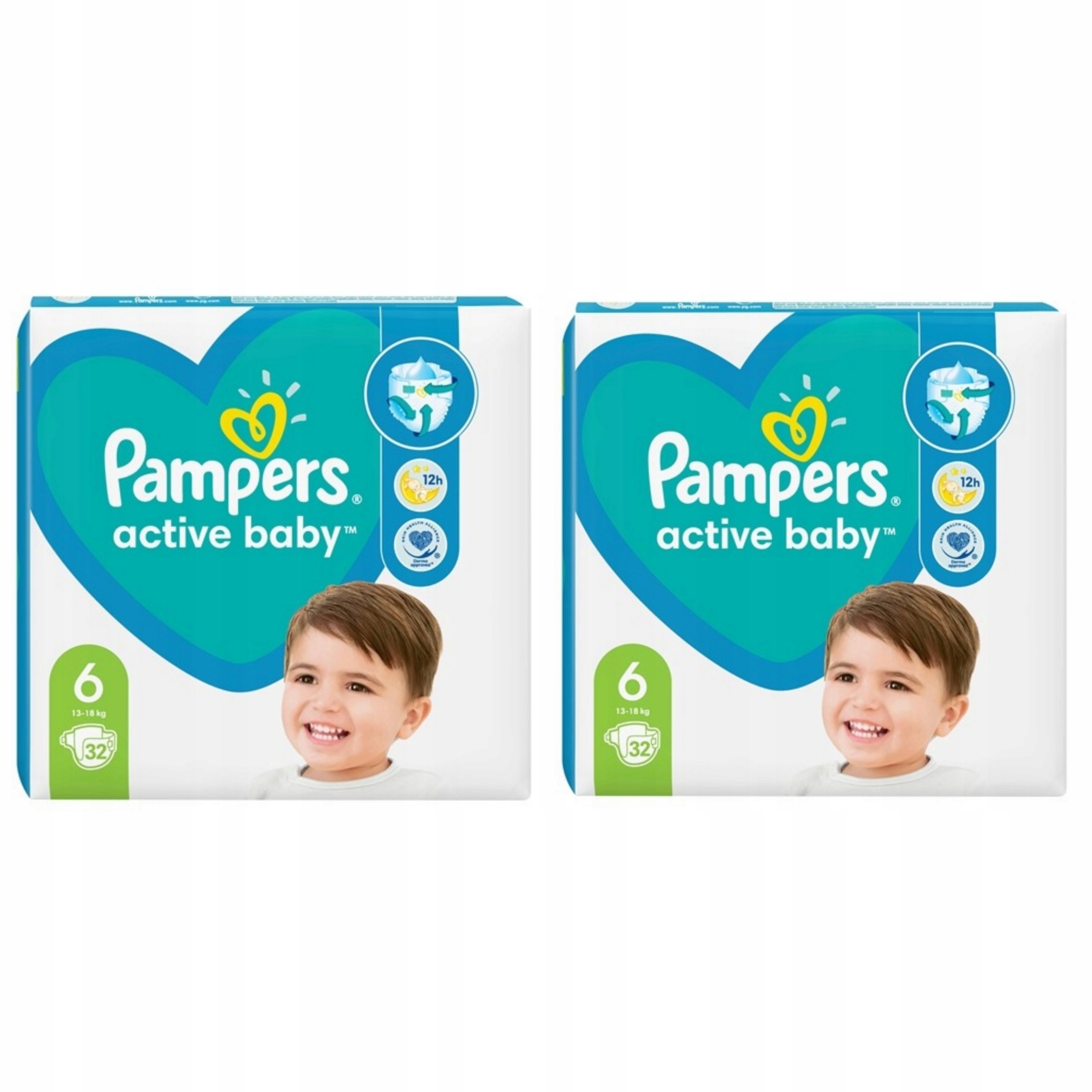 pampers baby active ze wskaźnikiem wilgoci