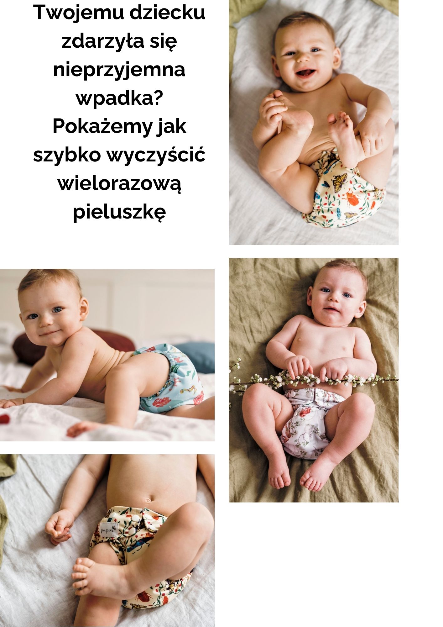 zapobieganie zdejmowaniu pieluchy