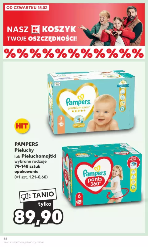 pieluchy pampers premium bod