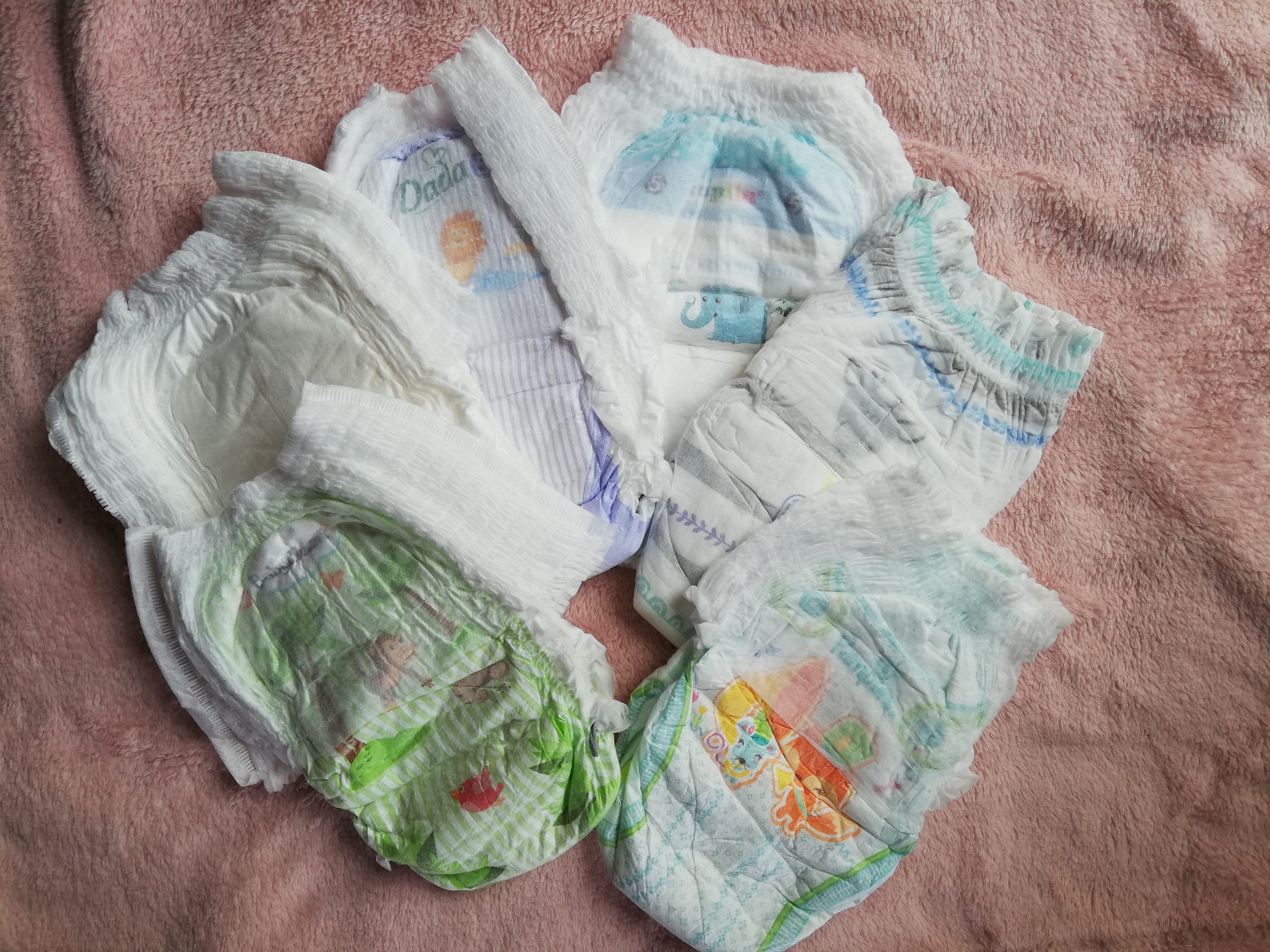 pampers i leginsy