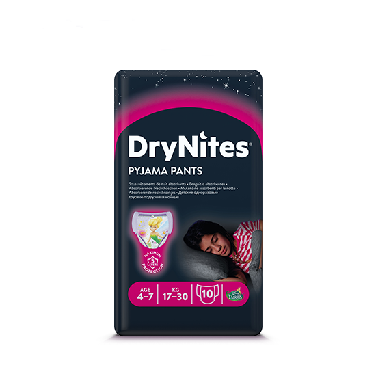 drynites czy pampers 6