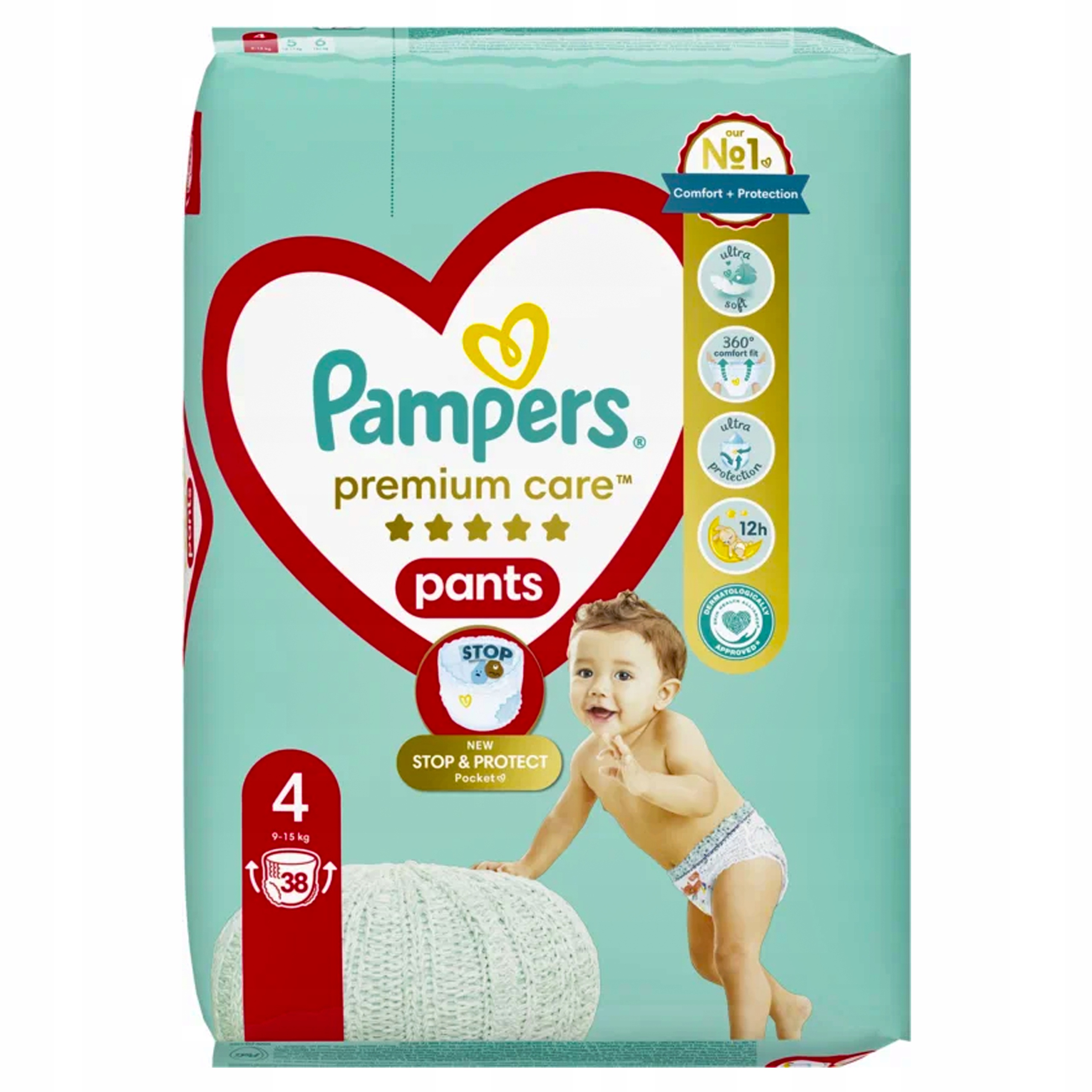 pampers 4 active baby 174 szt