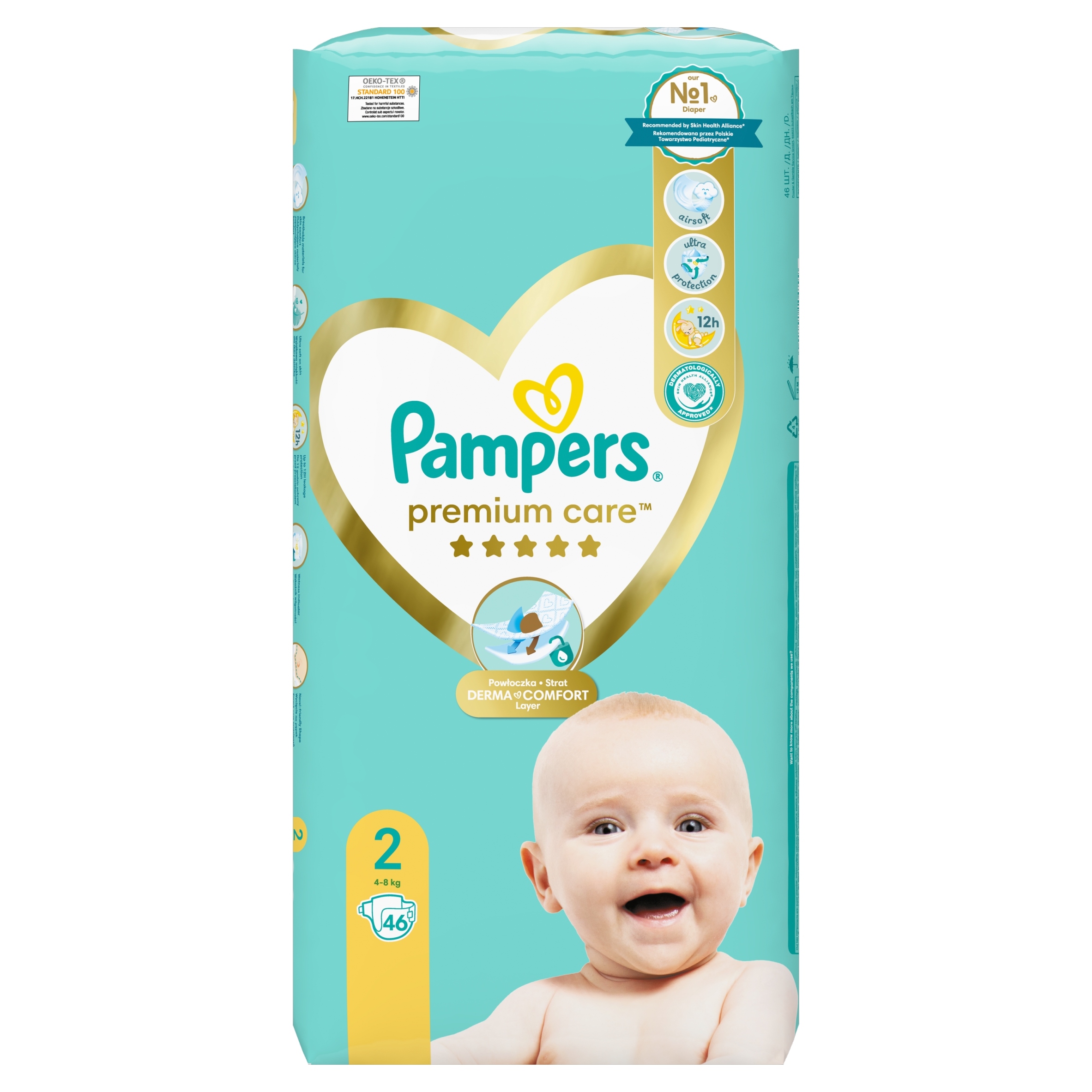 pampers active baby 4 50 sztuk