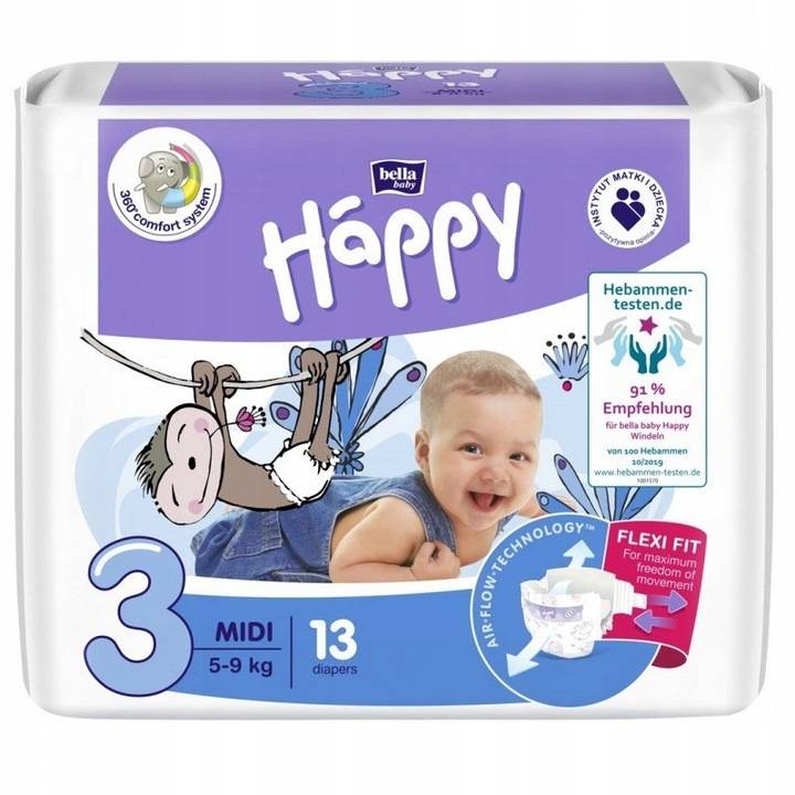 pampers 3 64szt