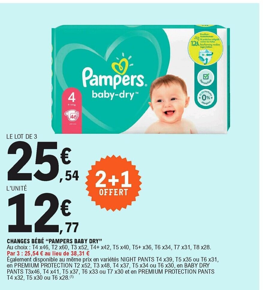 rodzaje pampersów pampers