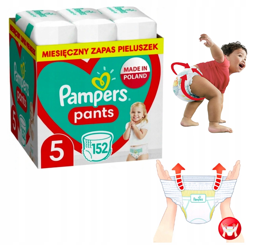 pampers 4 168 sztuk