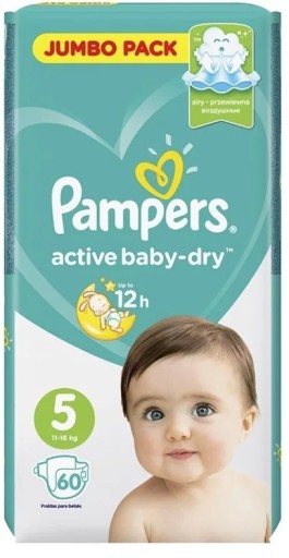 pampers pieluchy baby dry nappy pants size 5