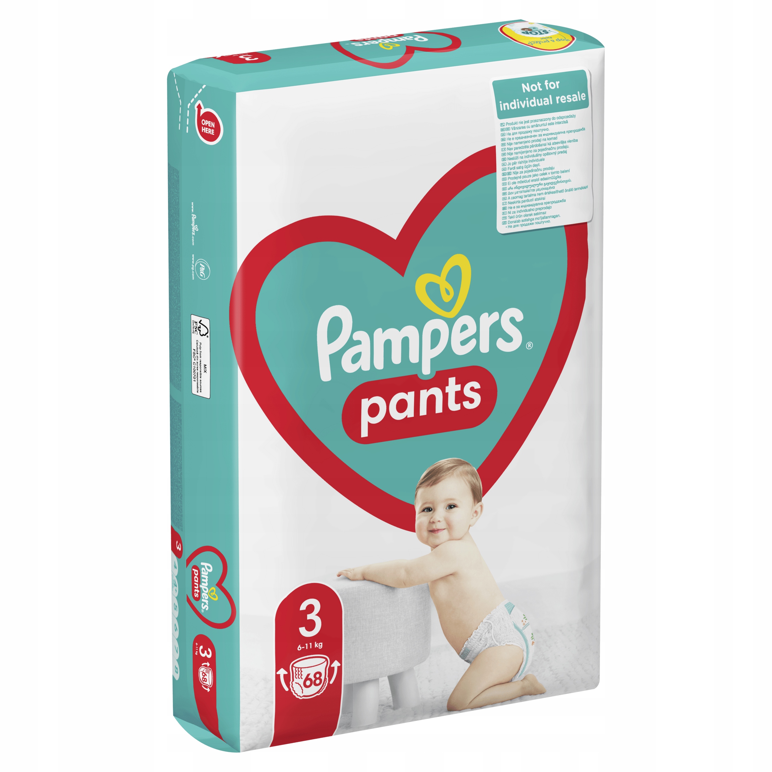 pampers sensitive 12x56