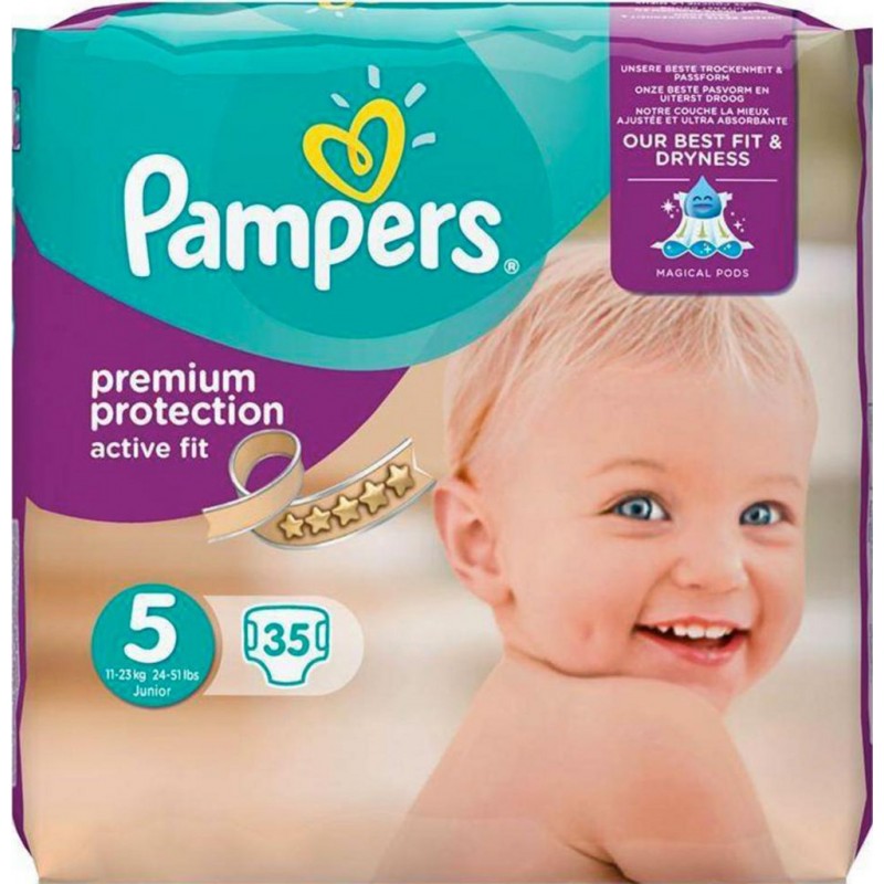 pampers activ baby dry 4 cena