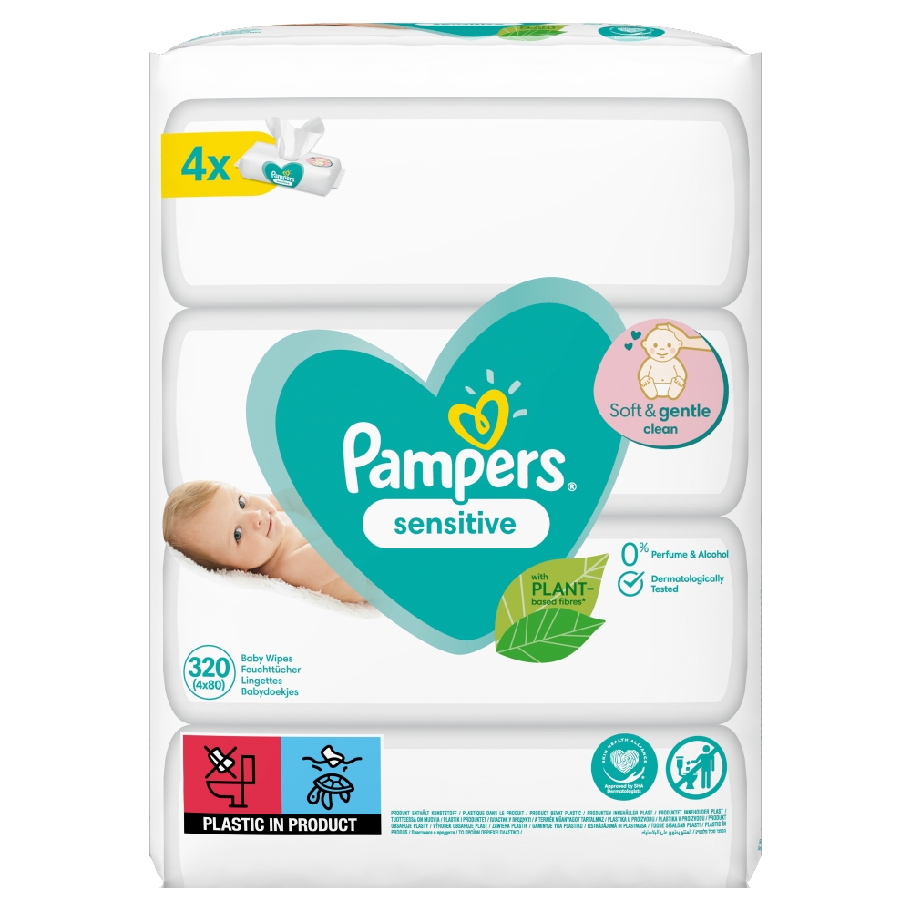 pampers sensitive ceneo