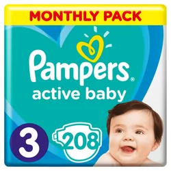 pampers active baby 2 144szt