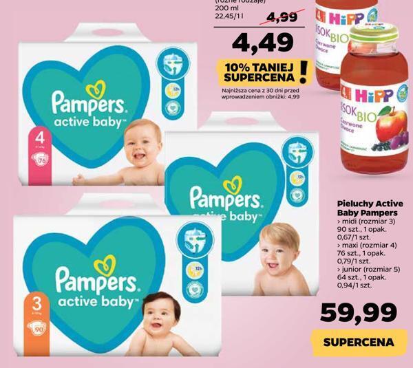 pieluchy pampers 3 allegro