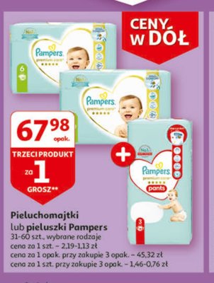 pieluchomajtki pampers najmniejsze