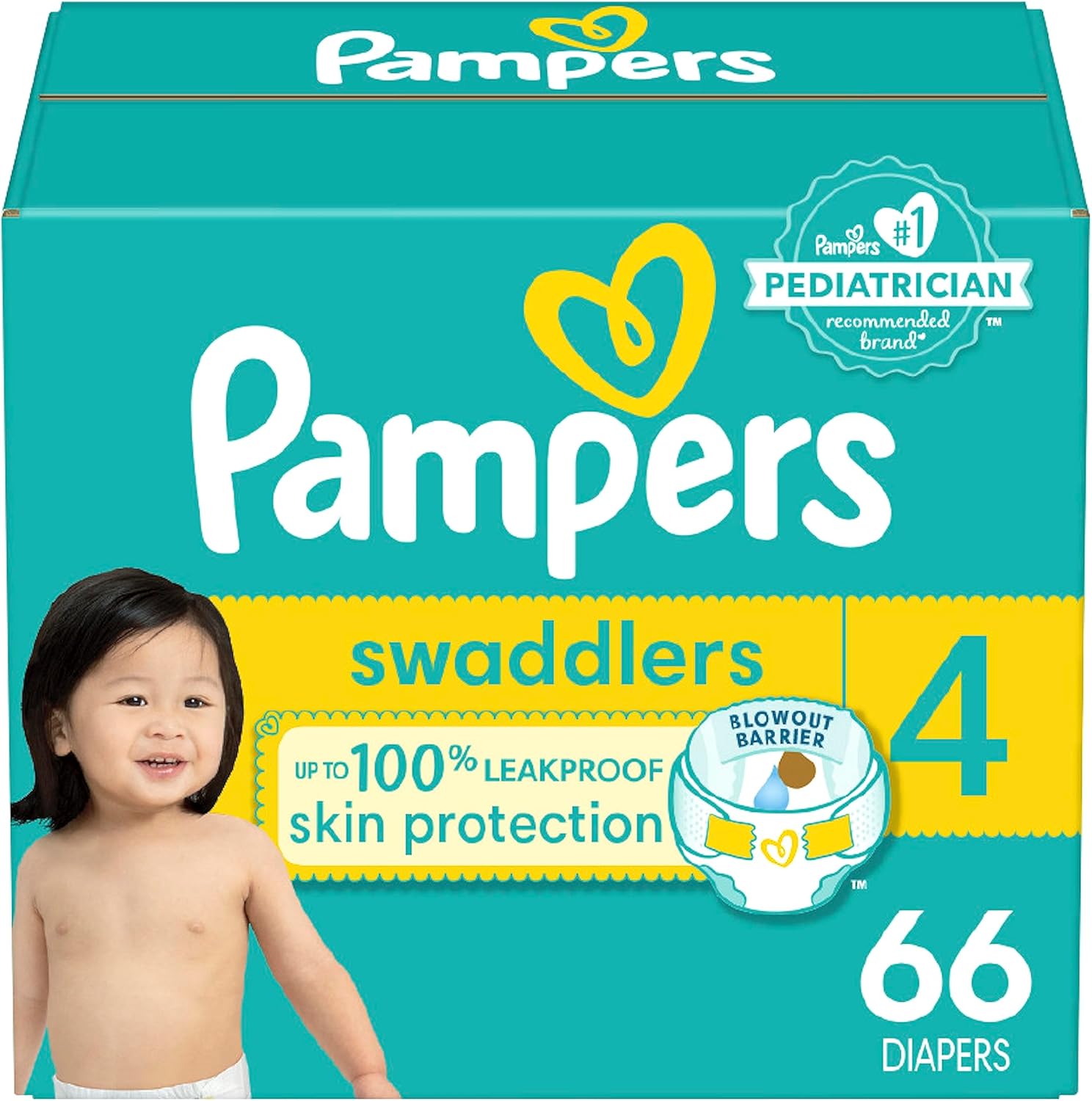 pampers przemaka bokami