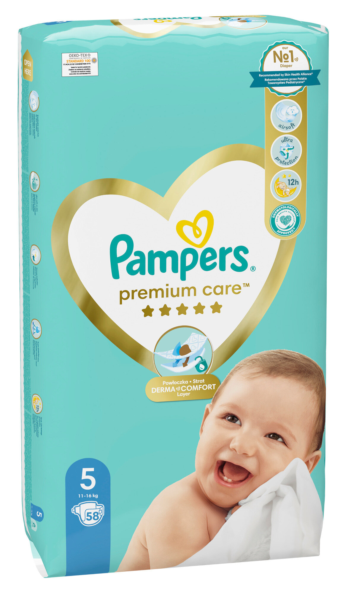 pampers tabela rozmiarów