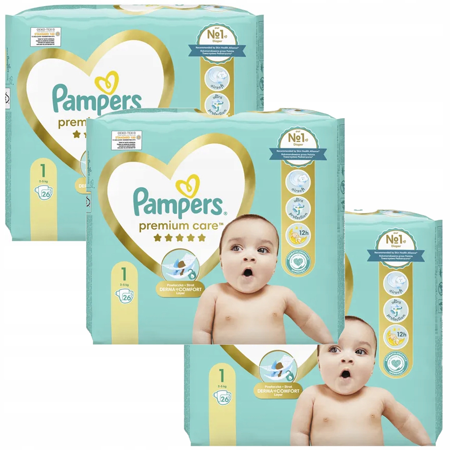 pieluchy pampers premium midi 204