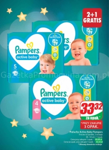 pampers active baby-dry 3 208szt