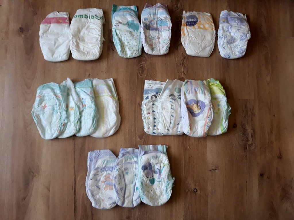 pampers change mats