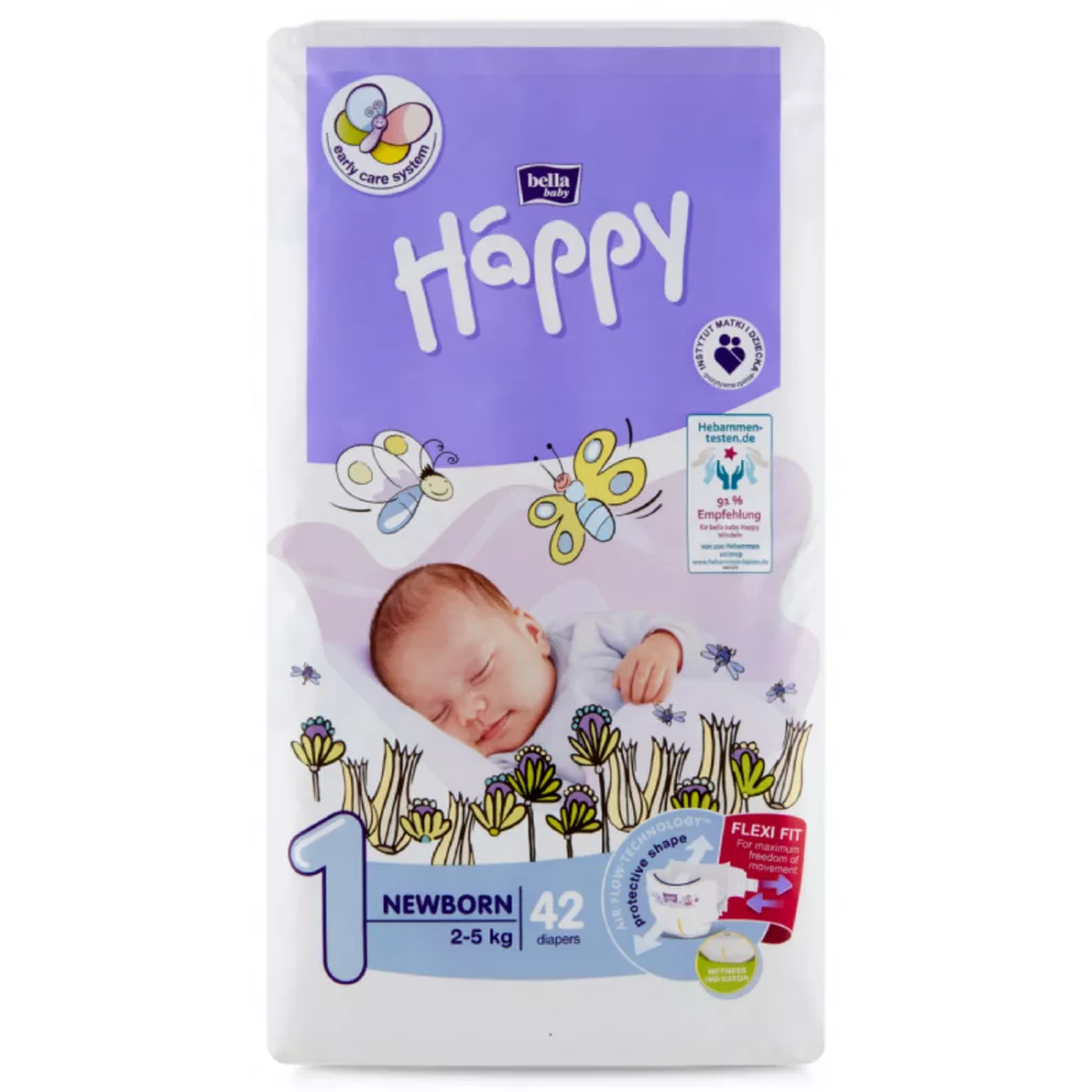 pieluszki pampers 1 2 mini newborn 168 sztuk