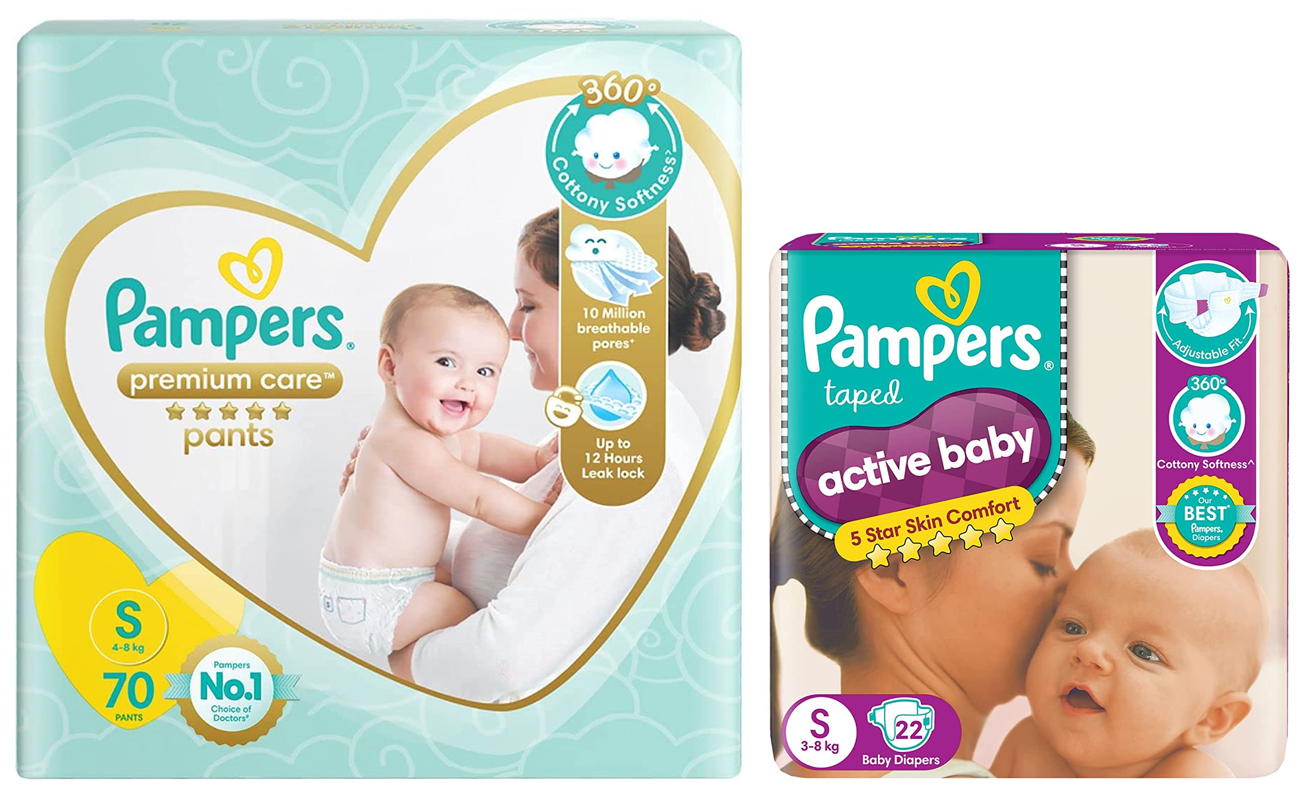 pampers premium care pieluchy jednorazowe rozmiar 2 mini 240