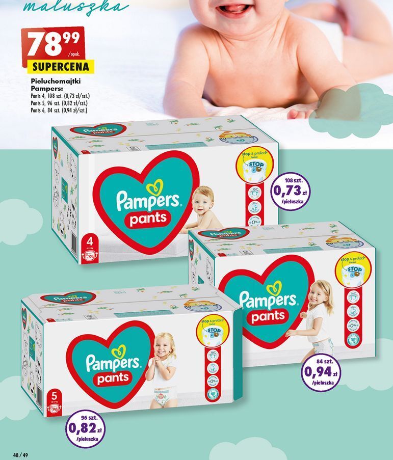 pampers 2 kolo fioletowy