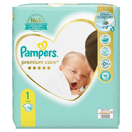 pieluchy pampers 3 premium care 60 szt