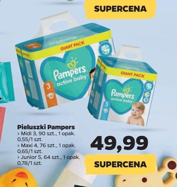 pampers chusteczki rossmann