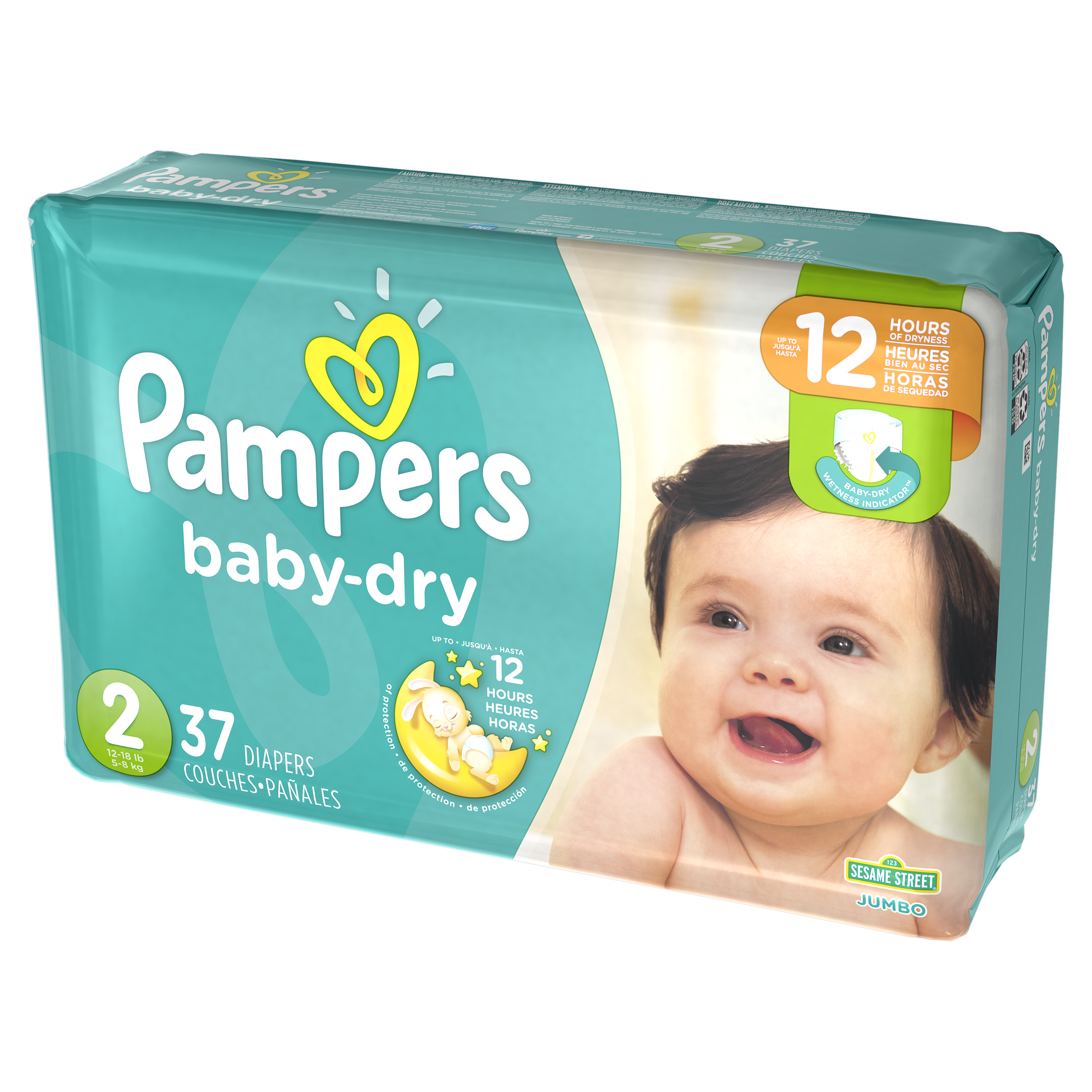 pampers pieluchy baby dry 5+