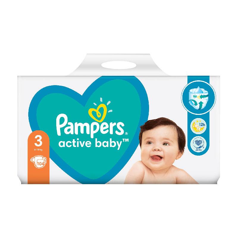 biedronka pampers active 31.99