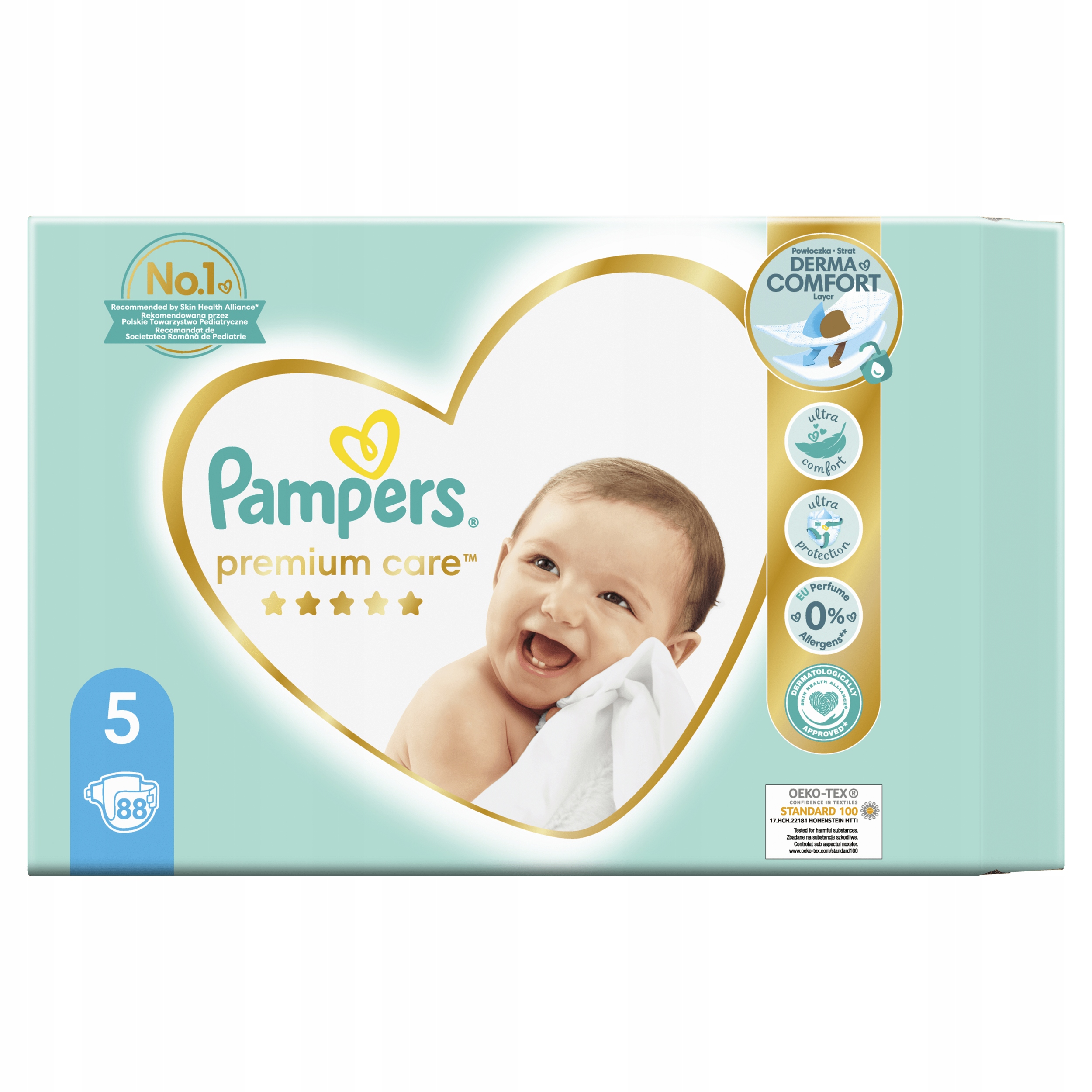 pampers producent etykieta