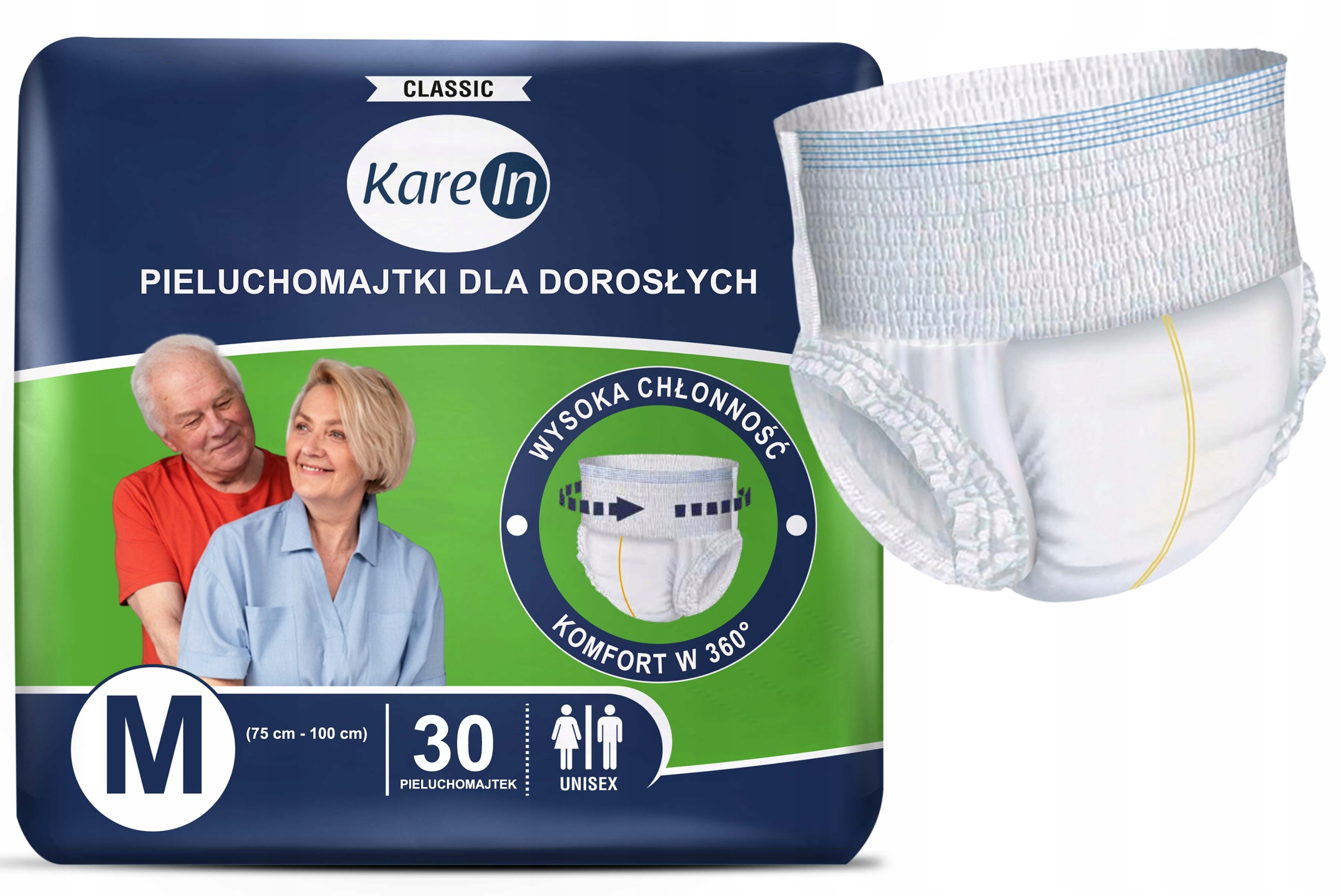 ktoś nosi 15 pieluchy pampers od 50 do