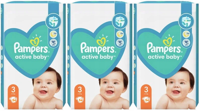 pieluchy pampers active baby giant pack 6 extra