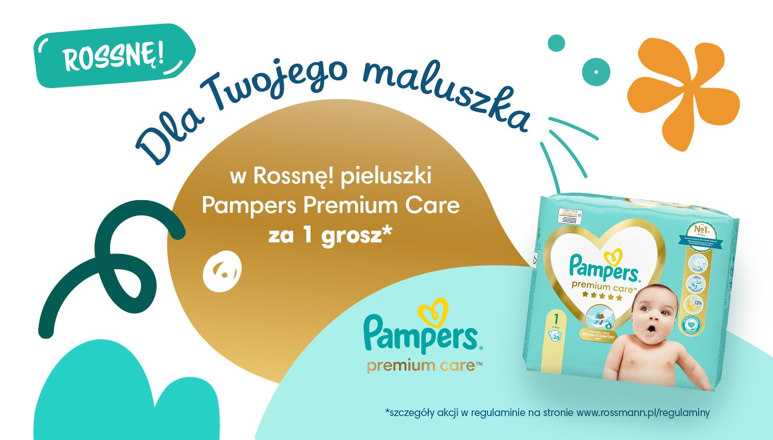 pampers 1 pampersy