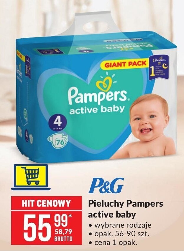 pampers cena w norwegii