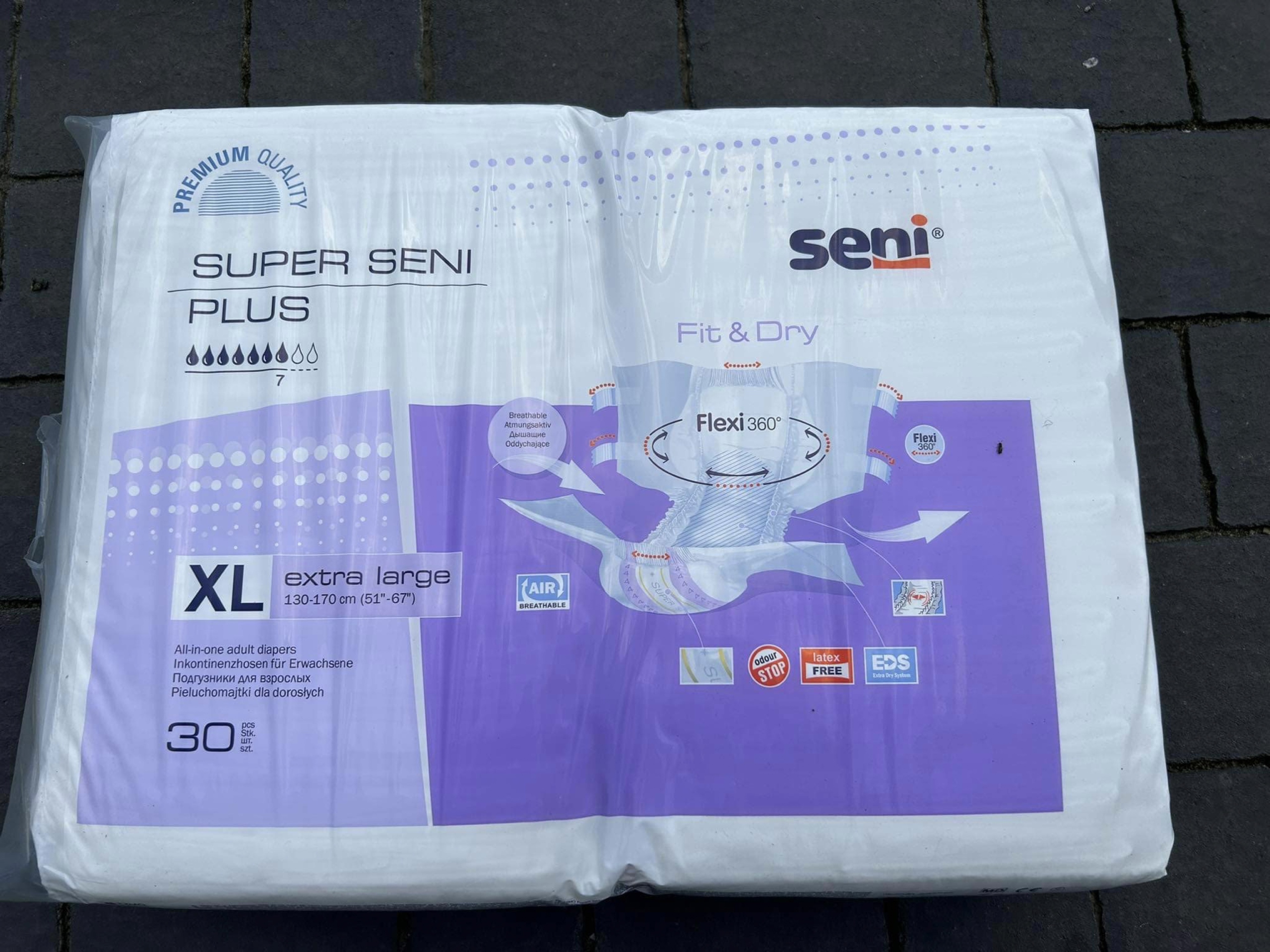 pieluchy seni od 25 kg