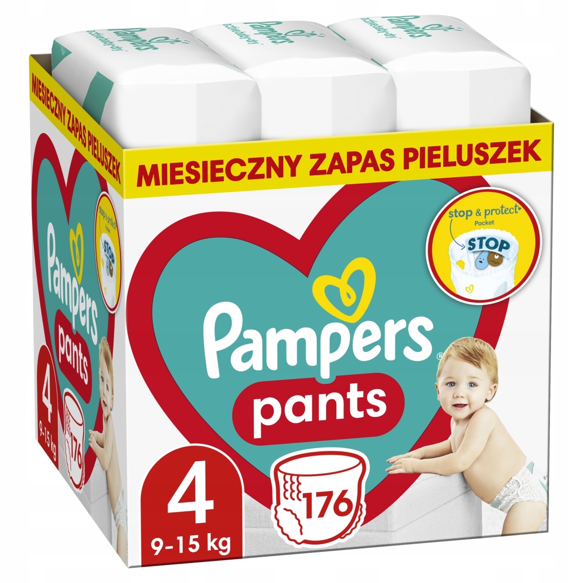 e miesięczne niemowlę suchy pampers po nocy