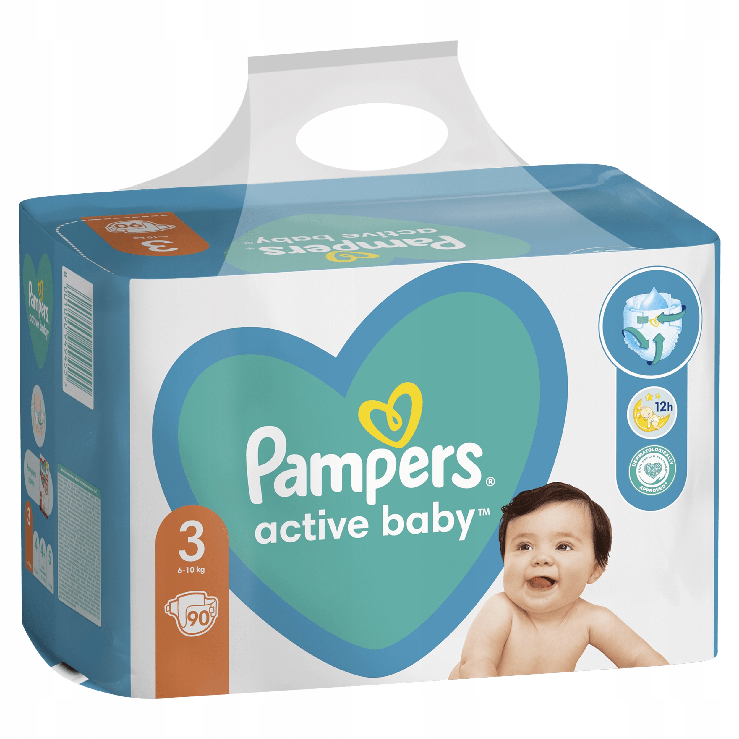 pampers new baby-dry pieluchy 2 mini 3-6 kg 80 szt