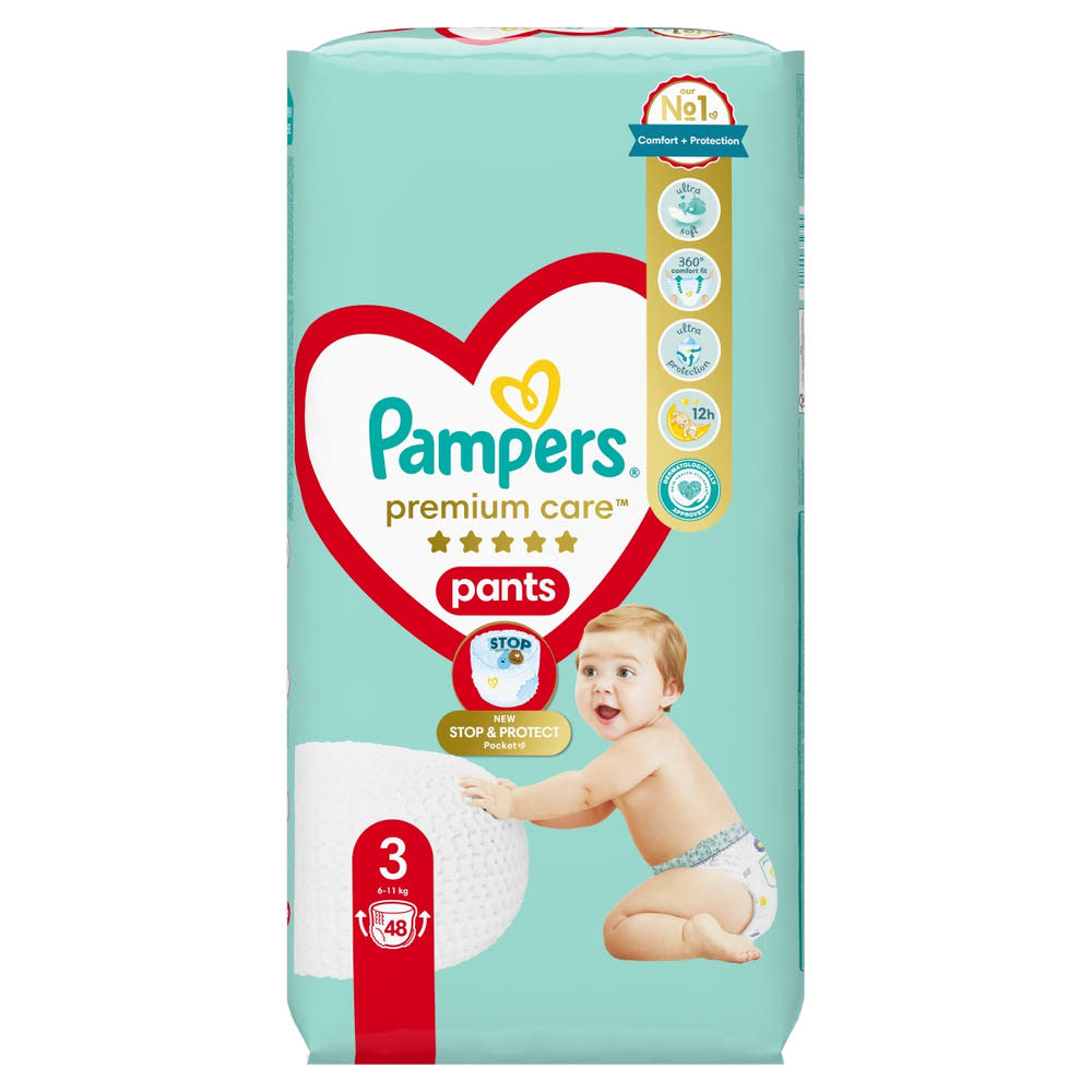 tytuł nosi pieluchy pampers 9