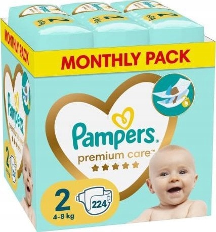 pieluchy pampers zółte